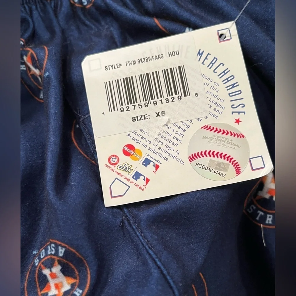 Kids MLB Houston Astros XS Pajama pants, new!